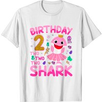 T-shirt Baby Cute Shark 2e Anniversaire pour Hommes — T-shirts pour hommes