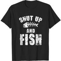 T-shirt Shut Up Shut Up And Fish pour hommes