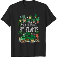 Easily Distracted By Potted Plants T-Shirt for Men