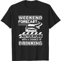 Weekend Forecast Autocross Shirt for Men