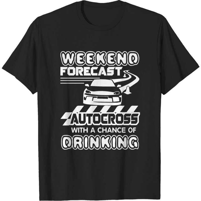 T-shirt Weekend Forecast Autocross pour hommes — T-shirts pour hommes