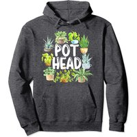 Hoodie Amusant Pot Head Amoureux des Plantes Succulentes — Sweats à capuche pour hommes