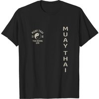 T-Shirt Muay Thai de Boxe Thaï pour Hommes en Noir — T-shirts pour hommes