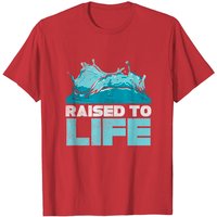 Raised To Life Christian Jesus Christ Baptism T-Shirt for Men