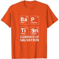Baptism Elements Of Salvation T Shirt for Men - Black