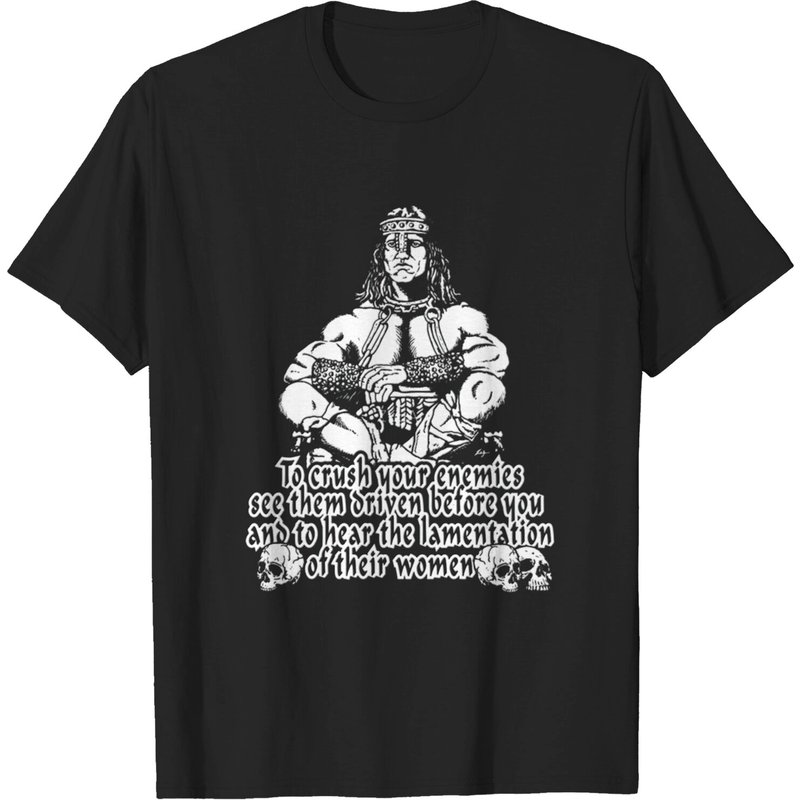 Conan Le Barbare T-Shirt Pour Écraser Vos Ennemis — T-shirts pour hommes
