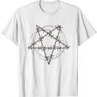 Barbed Wire Pentagram T Shirt for Men — Mens T Shirts