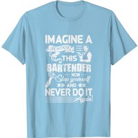 T-Shirt Bartender pour hommes - Noir