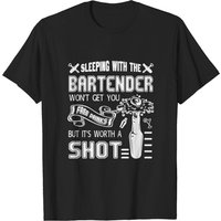 T-shirt pour hommes Sleeping With The Bartender — T-shirts pour hommes
