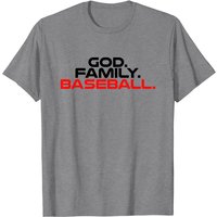 T-shirt de baseball God Family pour hommes — T-shirts pour hommes