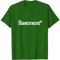 T-Shirt Basement Merch pour Hommes en Noir