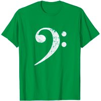 T-Shirt Clef de Fa pour Hommes - Noir