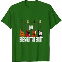 T-Shirt My Bass Guitars pour Bassiste — T-shirts pour hommes