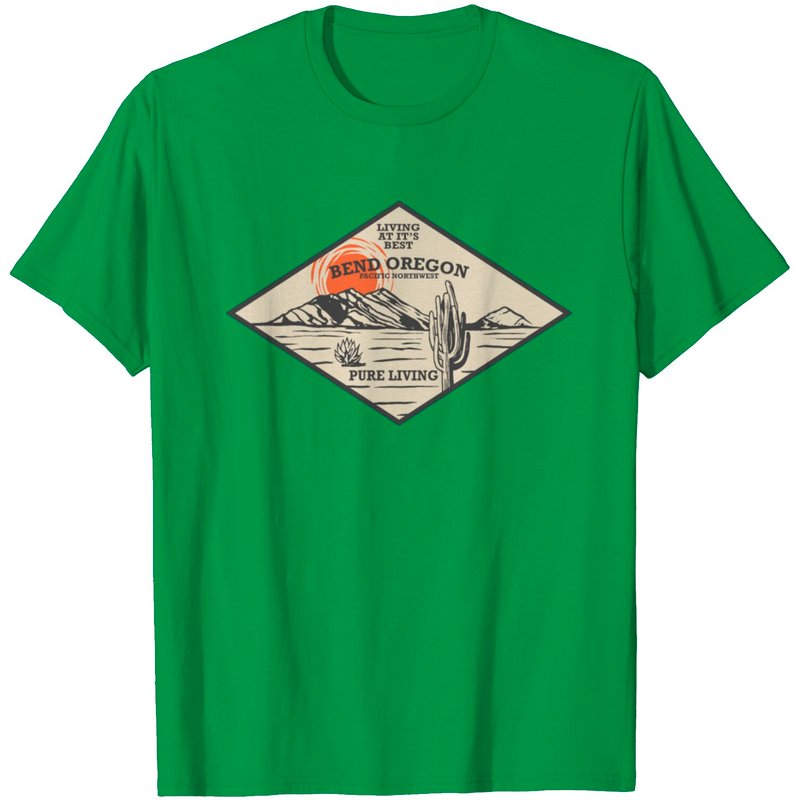 Bend Oregon Living Pure Living T Shirt for Men