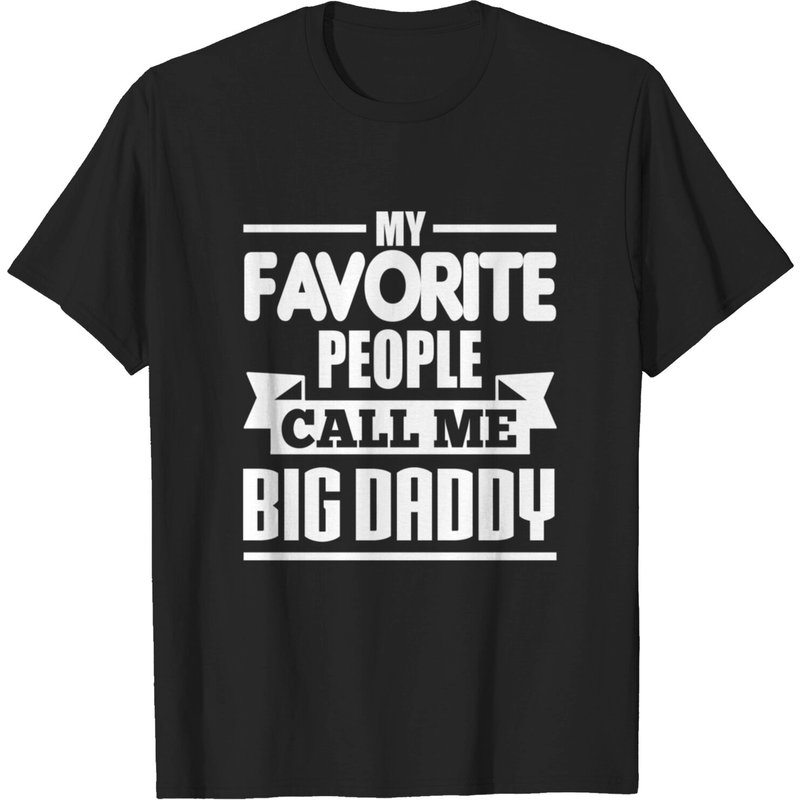 Big Daddy T-Shirt for Men in Black