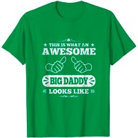 T-shirt Big Daddy pour hommes en noir — T-shirts pour hommes