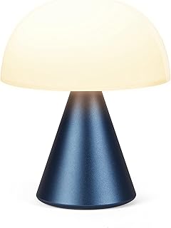 Lexon Mina M Mushroom Lamp - Portable LED Desk Light with Dimmer — Led Desk Lamp
