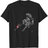 T-shirt pour hommes Polish Winged Hussar en noir — T-shirts pour hommes