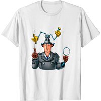 T-shirt pour hommes Inspector Gadget en noir — T-shirts pour hommes
