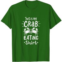 T-shirt Crab Crabbing - Crab pour hommes en noir — T-shirts pour hommes