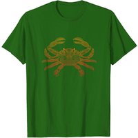T-shirt pour hommes Color Me Crab Orange Ombre