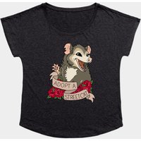 Possum Adoptez un chat de rue T-shirt pour hommes
