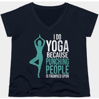 T-shirt I Do Yogs Parce Que Frapper Les Gens Est Mal Vu