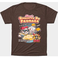 T-shirt Omelette Du Fromage - Cereal Box pour hommes