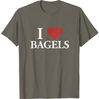 T-shirt pour hommes I Love Bagels — T-shirts pour hommes