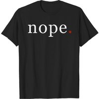 T-shirt pour hommes Nope. en noir — T-shirts pour hommes