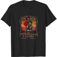 T-shirt Vintage I'm Your Huckleberry Say When Doc Holiday — T-shirts pour hommes
