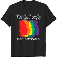 We The People Means Everyone T-shirt de fierté gay pour hommes — T-shirts pour hommes