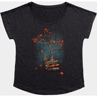 T-shirt Re-bound Flowers pour hommes en noir — T-shirts pour hommes