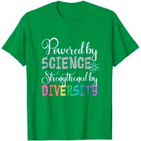 T-shirt pour hommes Powered By Science Strengthened By Diversity — T-shirts pour hommes