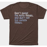 T-shirt Dont Sweat pour hommes - Design unique en noir