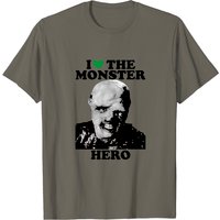 I Love The Monster Hero - Monster - T-shirt pour hommes