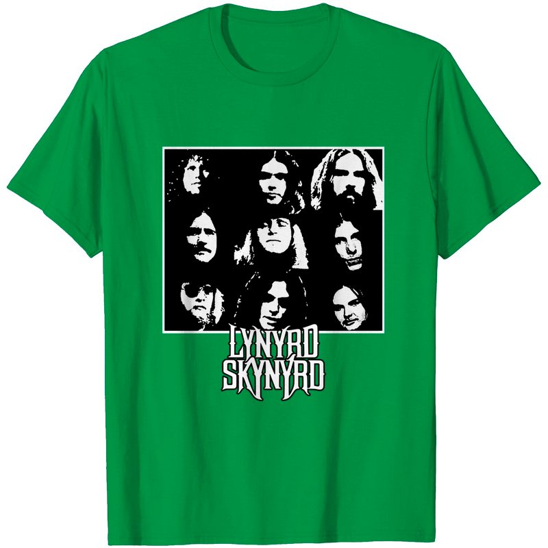T-shirt Skynyrd Heads - 2 - Band pour hommes — T-shirts pour hommes