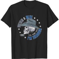 T-shirt Navy Smack Apparel Fans de Football de Dallas — T-shirts pour hommes