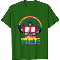 Optimus Pride Gay Pride T-Shirt for Men in Black — Mens T Shirts