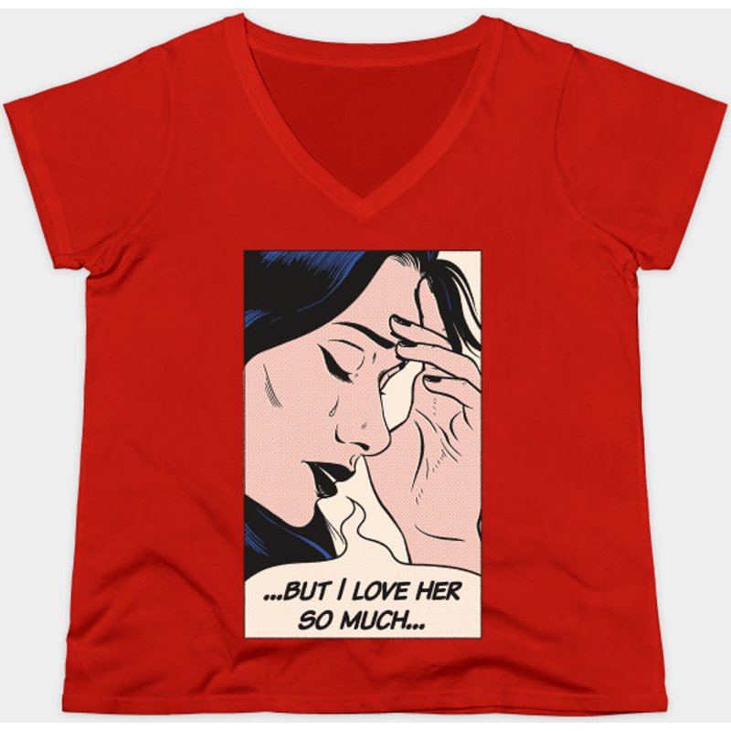 Love Her So Much - Lesbian T-Shirt for Men — Mens T Shirts