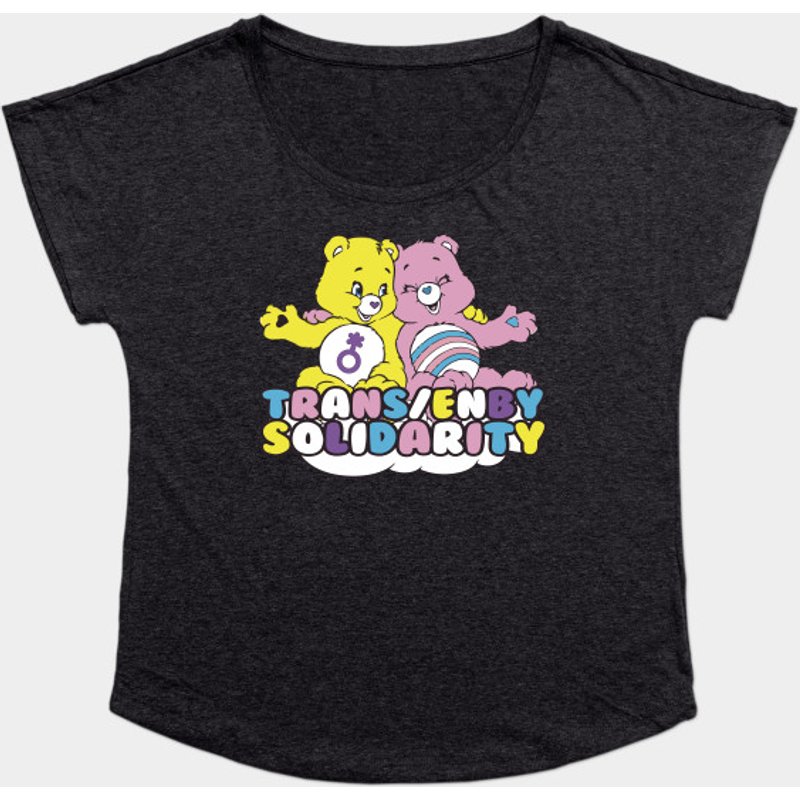 Trans/enby Solidarity - Men's Black T-Shirt