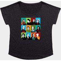 T-shirt pour hommes Feminist Icons en noir — T-shirts pour hommes