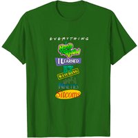 T-shirt pour hommes Everything I Learned Watching 90s Sitcoms — T-shirts pour hommes