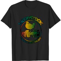 T-shirt Noir pour Hommes Woodstock — T-shirts pour hommes