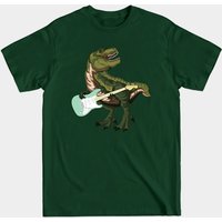 T-shirt Dinosaur Guitar Trex Rock N Roll pour hommes — T-shirts pour hommes