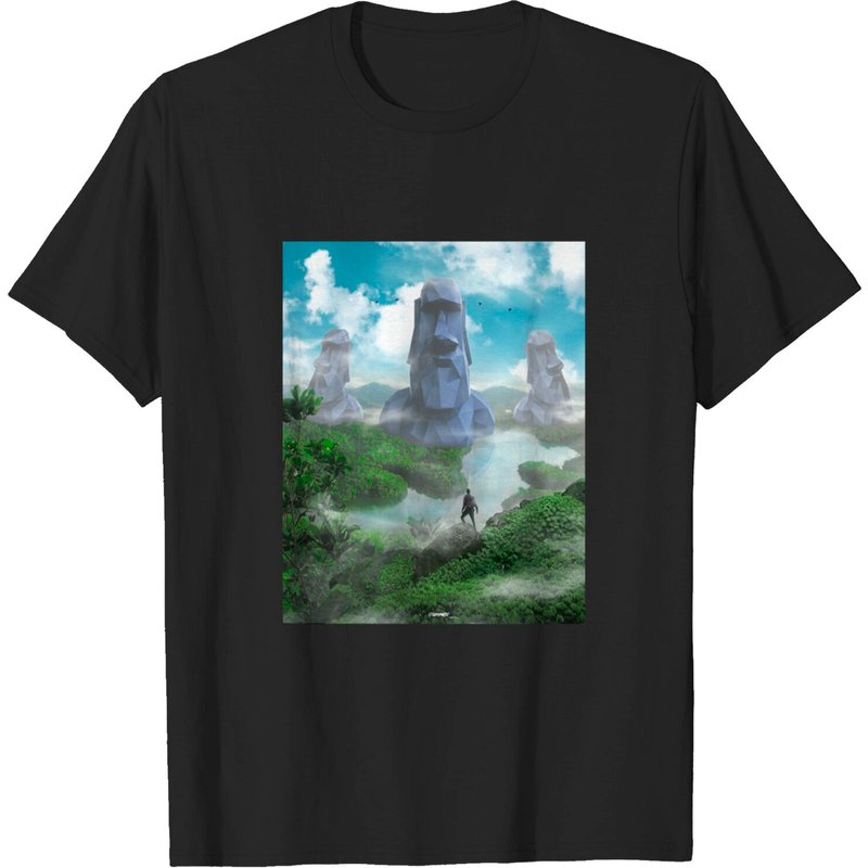 T-shirt pour hommes Sculptures - Île de Pâques — T-shirts pour hommes