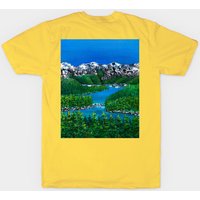 T-shirt pour hommes Into The Blue Landscape