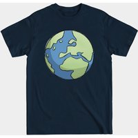 T-shirt noir pour hommes Save Earth