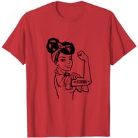T-shirt pour hommes Strong Woman en royal — T-shirts pour hommes