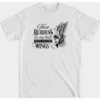 Ces Fardeaux Sur Mon Dos Sont Devenus Des Ailes - T-shirt Femme Forte